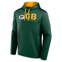 Green Bay Packers Logo Athletic Head Start Pullover Hoodie Green | NFL
