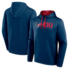 Houston Texans Logo Athletic Head Start Pullover Hoodie Navy | NFL