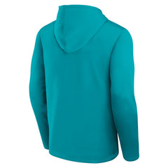Miami Dolphins Logo Athletic Head Start Pullover Hoodie Aqua | NFL