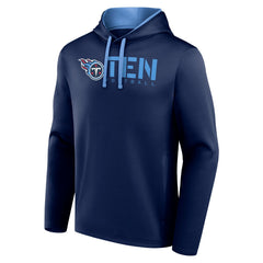 Tennessee Titans Logo Athletic Head Start Pullover Hoodie Navy | NFL