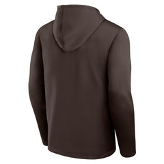 Cleveland Browns Logo Athletic Head Start Pullover Hoodie Brown | NFL