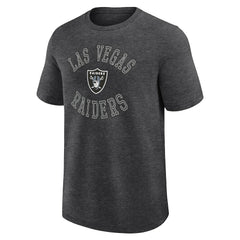 Las Vegas Raiders Logo Athletic Success T-Shirt Heather Charcoal | NFL