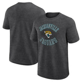 Jacksonville Jaguars Logo Athletic Success T-Shirt Heather Charcoal | NFL