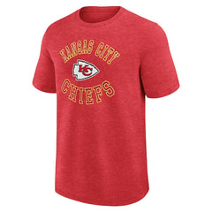 Kansas City Chiefs Logo Athletic Success T-Shirt Heather Red | NFL
