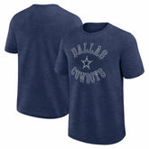 Dallas Cowboys Logo Athletic Success T-Shirt Heather Navy | NFL