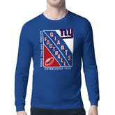 New York Giants Starter Shield Logo Long Sleeve T-Shirt Royal | NFL