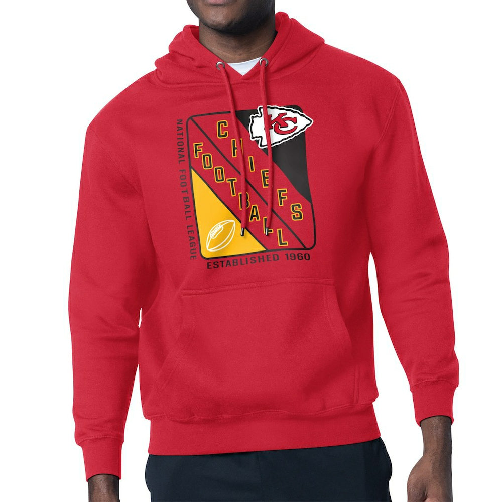 Kansas City Chiefs Starter Shield Logo Pullover Hoodie Red | NFL