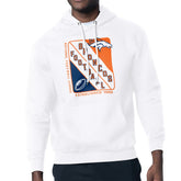 Denver Broncos Starter Shield Logo Pullover Hoodie White | NFL