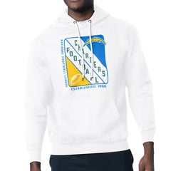 Los Angeles Chargers Starter Shield Logo Pullover Hoodie White | NFL