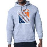 Denver Broncos Starter Shield Logo Pullover Hoodie Heather Gray | NFL