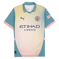 Erling Haaland Manchester City 2024/25 Fourth Replica Player Jersey Blue | Puma