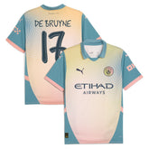 Kevin De Bruyne Manchester City 2024/25 Fourth Replica Player Jersey Blue | Puma discount