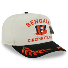 Cincinnati Bengals New Era 2025 NFL Draft A-Frame 59FIFTY Fitted Hat Cream/Black | NFL