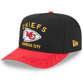 Kansas City Chiefs New Era 2025 NFL Draft A-Frame 9FIFTY Snapback Hat Black/Red | NFL