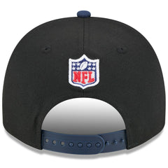 Seattle Seahawks New Era 2025 NFL Draft A-Frame 9FIFTY Snapback Hat Black/College Navy | NFL