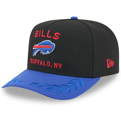 Buffalo Bills New Era 2025 NFL Draft A-Frame 9FIFTY Snapback Hat Black/Royal | NFL