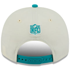 Miami Dolphins New Era 2025 NFL Draft A-Frame 9FIFTY Snapback Hat Cream/Aqua | NFL