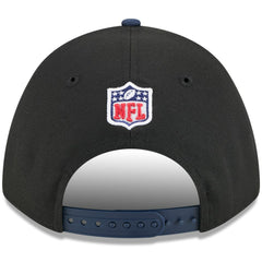 New England Patriots New Era 2025 NFL Draft 9FORTY A-Frame M-Crown Adjustable Hat Black/Navy | NFL