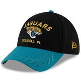 Jacksonville Jaguars New Era 2025 NFL Draft 39THIRTY Flex Hat Black/Teal | NFL