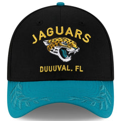 Jacksonville Jaguars New Era 2025 NFL Draft 39THIRTY Flex Hat Black/Teal | NFL