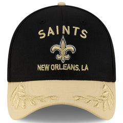 New Orleans Saints New Era 2025 NFL Draft 39THIRTY Flex Hat Black/Gold | NFL