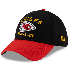 Kansas City Chiefs New Era 2025 NFL Draft 39THIRTY Flex Hat Black/Red | NFL