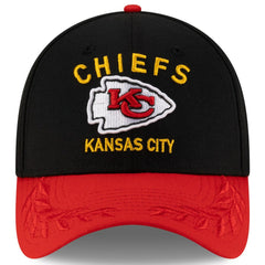 Kansas City Chiefs New Era 2025 NFL Draft 39THIRTY Flex Hat Black/Red | NFL
