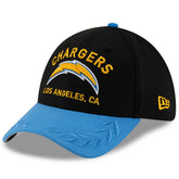 Los Angeles Chargers New Era 2025 NFL Draft 39THIRTY Flex Hat Black/Powder Blue | NFL