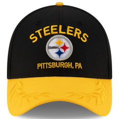Pittsburgh Steelers New Era 2025 NFL Draft 39THIRTY Flex Hat Black/Gold | NFL