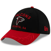 Atlanta Falcons New Era 2025 NFL Draft 39THIRTY Flex Hat Black/Red | NFL