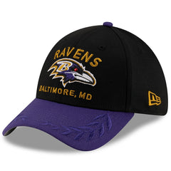 Baltimore Ravens New Era 2025 NFL Draft 39THIRTY Flex Hat Black/Purple | NFL