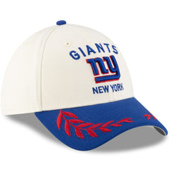 New York Giants New Era 2025 NFL Draft 39THIRTY Flex Hat Cream/Royal | NFL