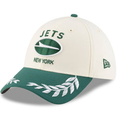 New York Jets New Era 2025 NFL Draft 39THIRTY Flex Hat Cream/Green | NFL