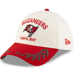 Tampa Bay Buccaneers New Era 2025 NFL Draft 39THIRTY Flex Hat Cream/Red | NFL