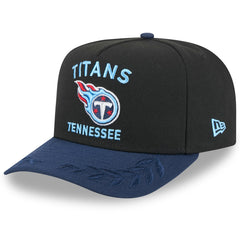 Tennessee Titans New Era Youth 2025 NFL Draft A-Frame 9FIFTY Snapback Hat Black/Navy | NFL