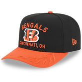 Cincinnati Bengals New Era Youth 2025 NFL Draft A-Frame 9FIFTY Snapback Hat Black/Orange | NFL