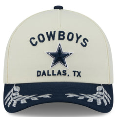 Dallas Cowboys New Era 2025 NFL Draft 39THIRTY Flex Hat Cream/Navy | NFL