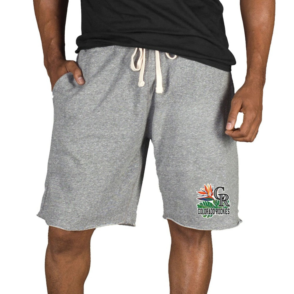 Colorado Rockies Concepts Sport Mainstream Tri-Blend Shorts - MLB