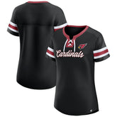 Arizona Cardinals Women's Original State Lace-Up T-Shirt Black | Fanatics