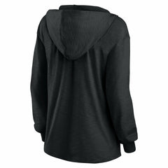 Green Bay Packers Women's Blackout Slub Hoodie V-Neck Long Sleeve T-Shirt | Fanatics