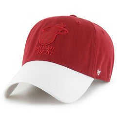 Miami Heat '47 x Tommy Hilfiger Courtside Cleanup Adjustable Hat Red/White - NBA