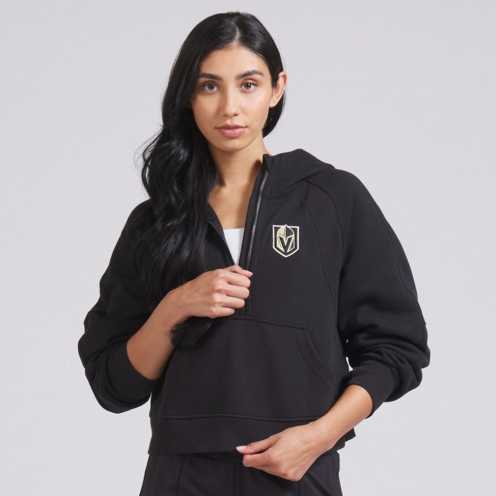Vegas Golden Knights lululemon Women's Scuba Oversized Half-Zip Hoodie - Black - NHL
