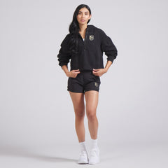 Vegas Golden Knights lululemon Women's Scuba Oversized Half-Zip Hoodie - Black - NHL