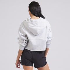 Vegas Golden Knights lululemon Women's Scuba Oversized Half-Zip Hoodie - Heathered Core Ultra Light Grey - NHL