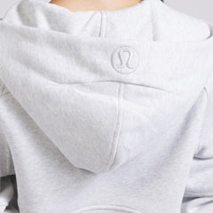 Vegas Golden Knights lululemon Women's Scuba Oversized Half-Zip Hoodie - Heathered Core Ultra Light Grey - NHL