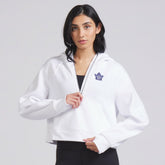 Toronto Maple Leafs lululemon Women's Scuba Oversized Half-Zip Hoodie - White - NHL