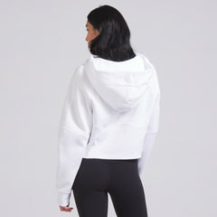 Toronto Maple Leafs lululemon Women's Scuba Oversized Half-Zip Hoodie - White - NHL