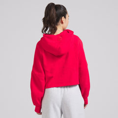 Detroit Red Wings lululemon Women's Scuba Oversized Half-Zip Hoodie - True Red - NHL