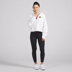 Chicago Blackhawks lululemon Women's Scuba Oversized Half-Zip Hoodie - White - NHL