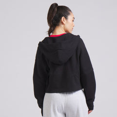 Chicago Blackhawks lululemon Women's Scuba Oversized Half-Zip Hoodie - Black - NHL